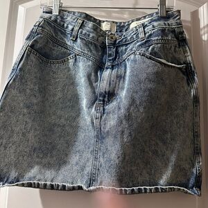 Cotton On Blue Denim Mini Skirt
